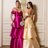 VESTIDO DE FESTA MYKONOS ZIBELINE CAMADAS - AMARELO