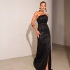 VESTIDO DE FESTA DIAMOND T.Q.C. - PRETO