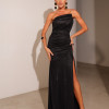 VESTIDO DE FESTA DIAMOND T.Q.C. - PRETO