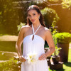 VESTIDO VALENTINA CREPE MUSSELINE NOIVINHAS - OFF WHITE